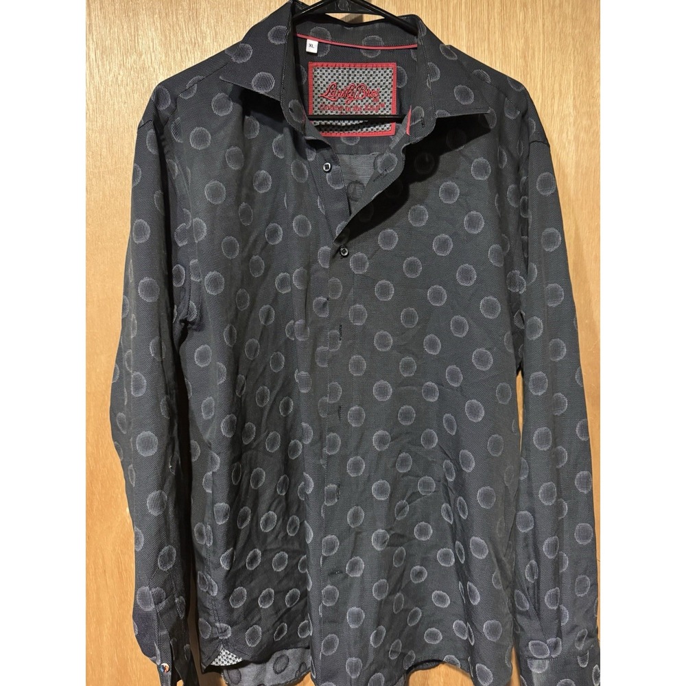 Lansky Bros. Clothier to the King Long Sleeve Button Up Shirt X Black (T)